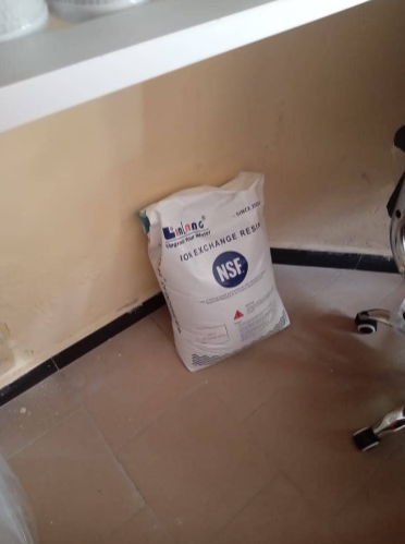 Résine pour adoucisseur